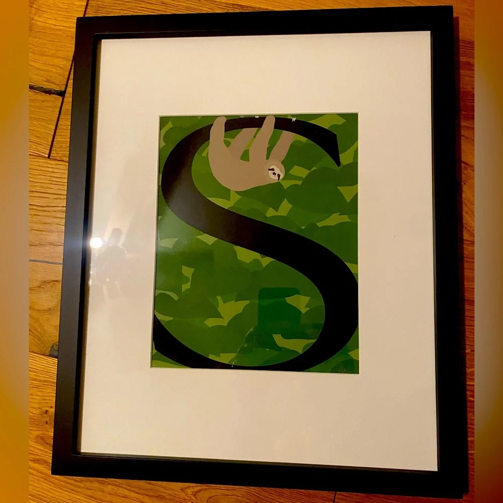 Framed sloth 